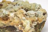 Green, Bladed Prehnite Crystals with Quartz - Morocco #214969-2